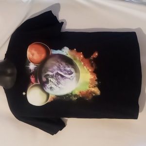 Unisex Disney Mickey Globe Tee large